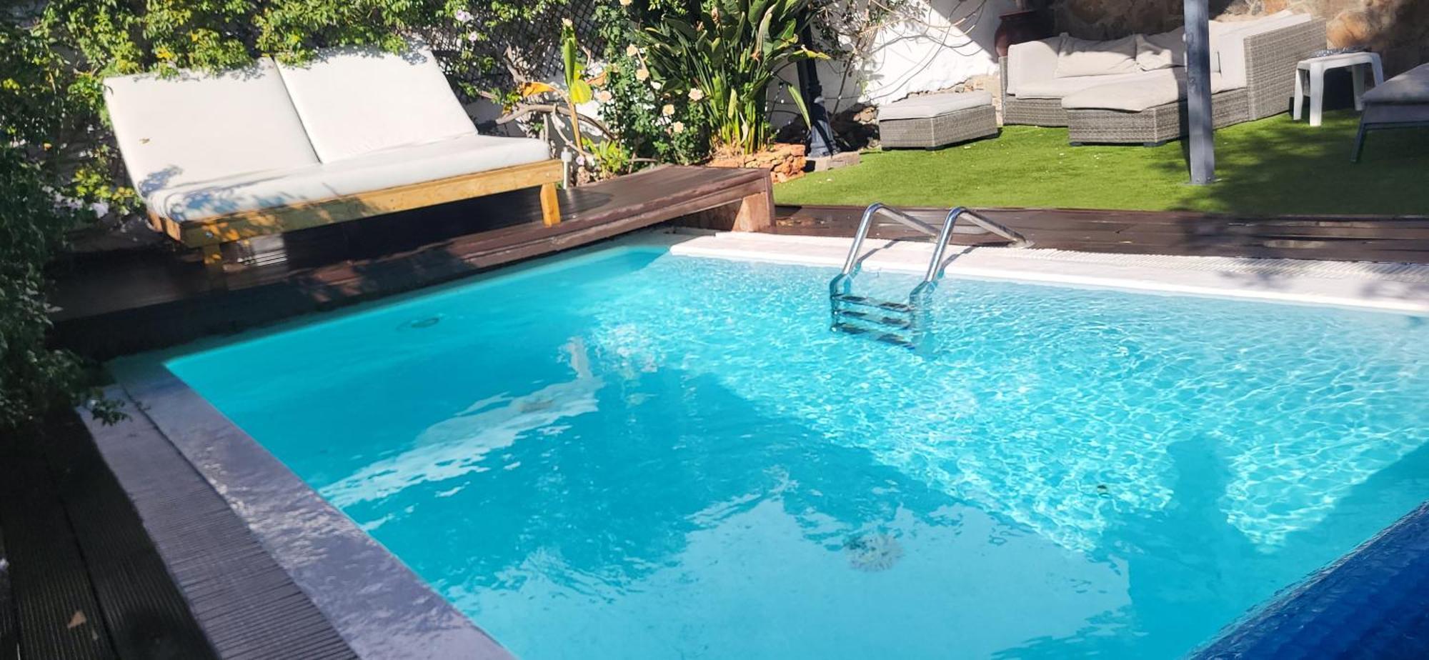 Вилла Casa Agustin Pool 27 ºc Фатага Экстерьер фото